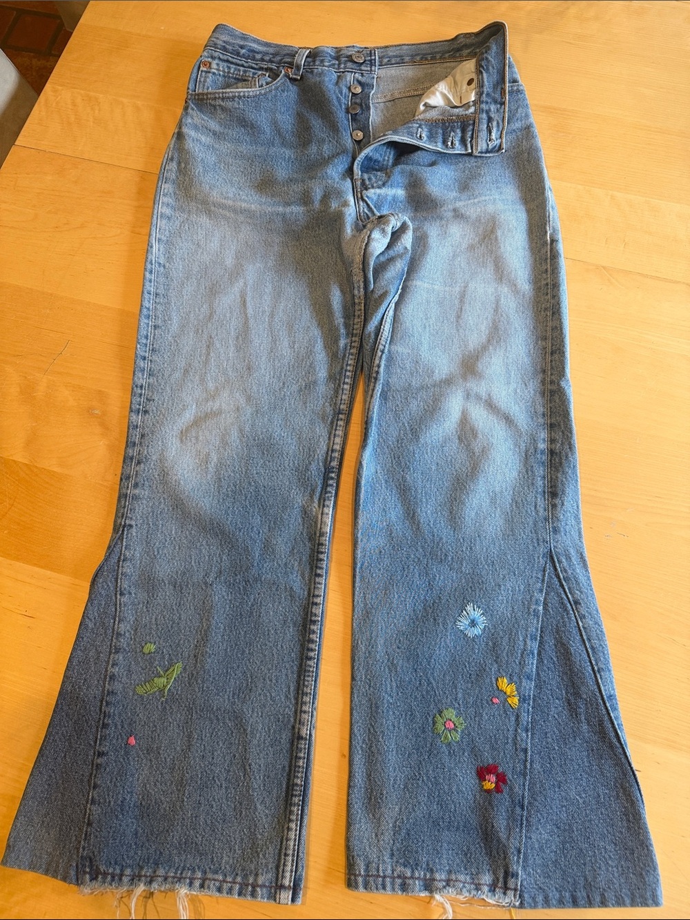 Vintage Embroidered Levi’s Denim